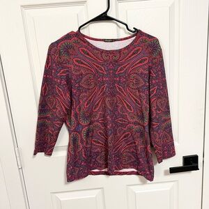 J.McLaughlin Catalina paisley blouse